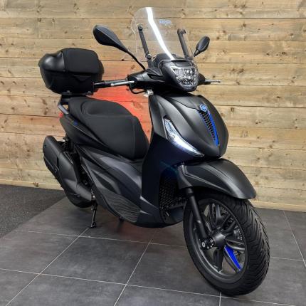Piaggio Beverly S 400 E5+ Mat-Zwart 05-2025 0km Demo Aanbieding Rijklaar (excl topkoffer)