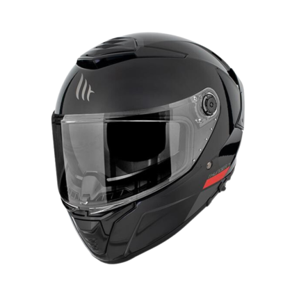 MT Thunder 4 SV Solid Integraal Helm Scooter Zwart