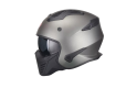 Vito Bruzano Jet Helm Scooter Titanium Mat