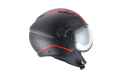 Vito Lavori Jet Helm Scooter - Black/Red