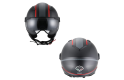 Vito Lavori Jet Helm Scooter - Black/Red