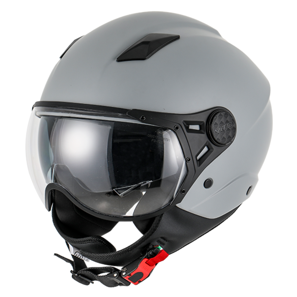 Vito Lavori Jet Helm Scooter - Mat-Grijs