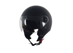 Vito Loreto Jet Helm Scooter - Mat-Zwart