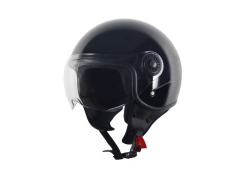 Vito Loreto Jet Helm Scooter - Zwart Glans