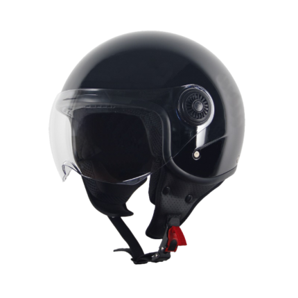 Vito Loreto Jet Helm Scooter - Zwart Glans