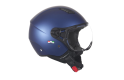 Vito Moda Jet Helm Scooter - Mat-Blauw