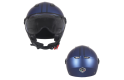 Vito Moda Jet Helm Scooter - Mat-Blauw