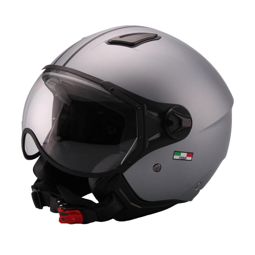 Vito Moda Jet Helm Scooter - Mat-Grijs