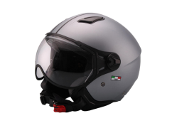 Vito Moda Jet Helm Scooter - Mat-Grijs