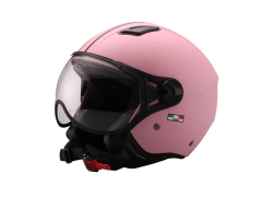 Vito Moda Jet Helm Scooter - Mat-Roze