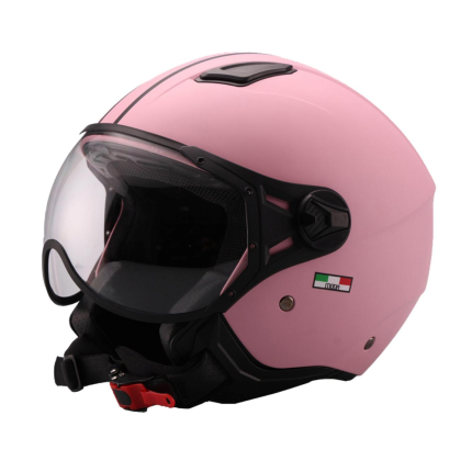 Vito Moda Jet Helm Scooter - Mat-Roze