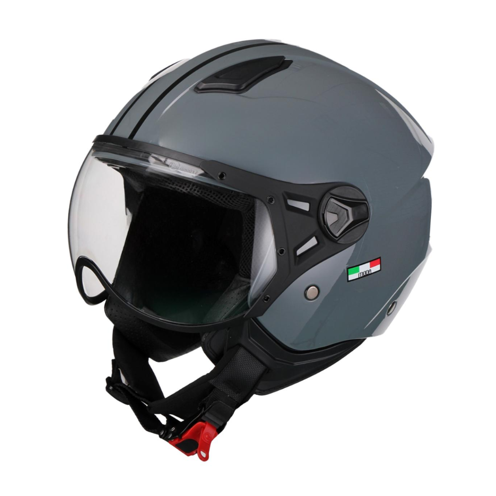 Vito Moda Jet Helm Scooter - Nardo Grey