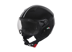 Vito Moda Jet Helm Scooter - Zwart Glans