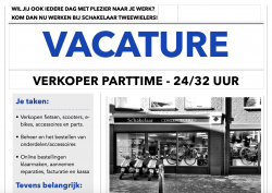 WERKEN BIJ SCHAKELAAR!