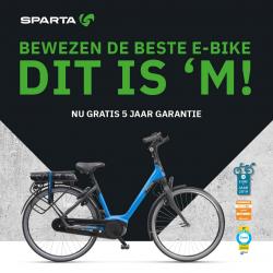 GRATIS 5 JAAR GARANTIE OP DE SPARTA M8B