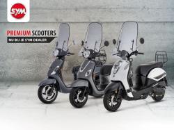 NIEUW! SYM PREMIUM PACKS & SCOOTERS