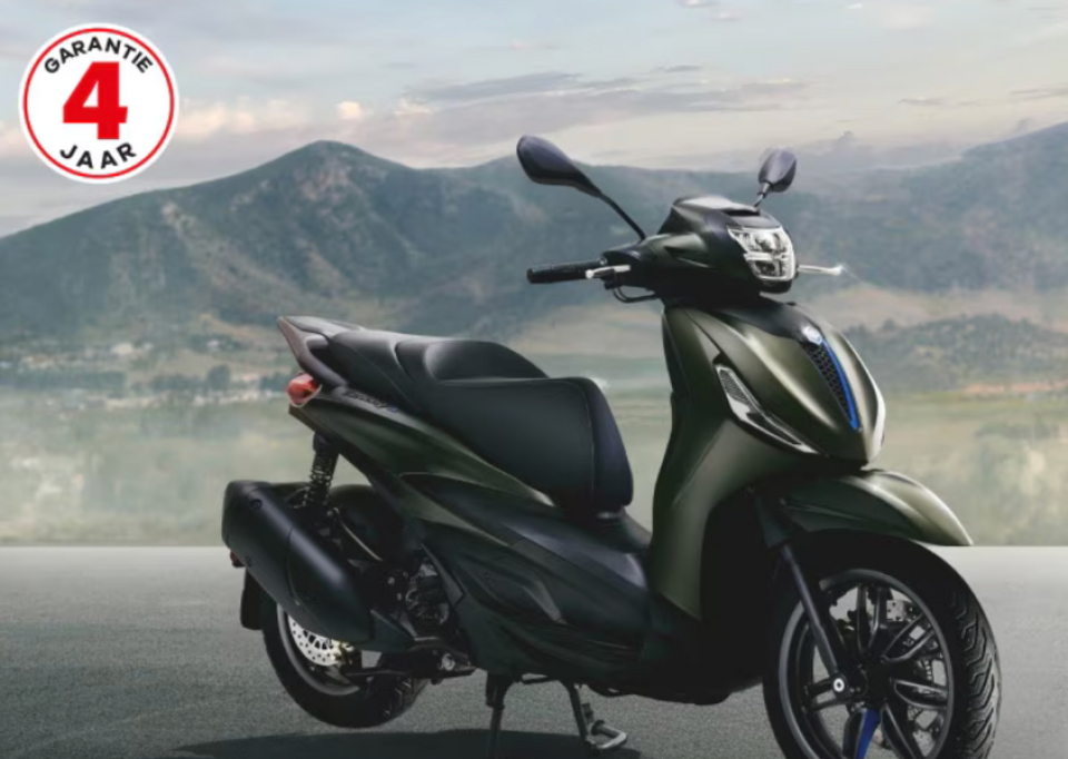 4 jaar garantie op Vespa, Piaggio en Aprilia scooters 4 jaar garantie op Vespa, Piaggio en Aprilia scooters