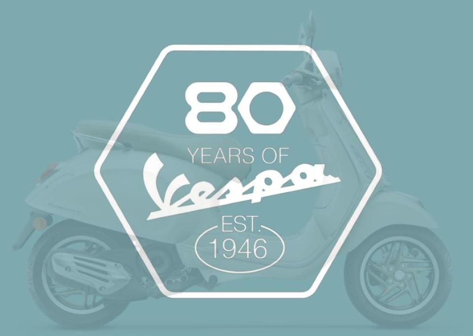 Vespa viert 80 jaar met nieuwe collectie Sprint, Primavera en GTS 80th.