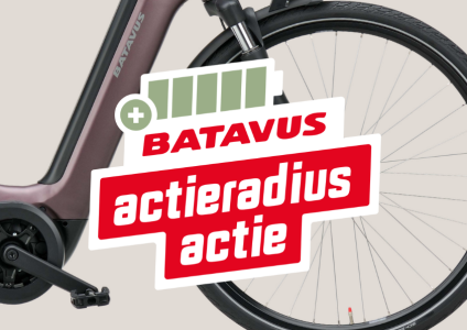 Gratis Accu Upgrade bij aankoop van een Batavus Finez E-bike