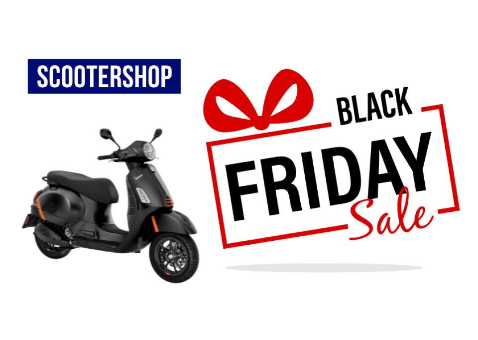 Black Friday Scootershop Sales bij Schakelaar Tweewielers