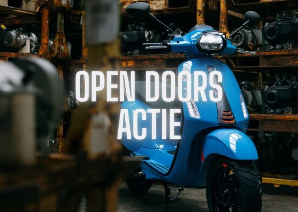 OPEN DOORS ACTIE! Piaggio/Vespa/Aprilia - Tot 1000.- Voordeel!