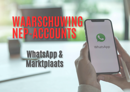 Pas op voor nepaccounts Marktplaats en WhatsApp