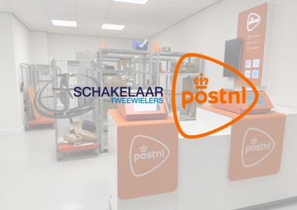Schakelaar Tweewielers opent XXL PostNL Pakketpunt
