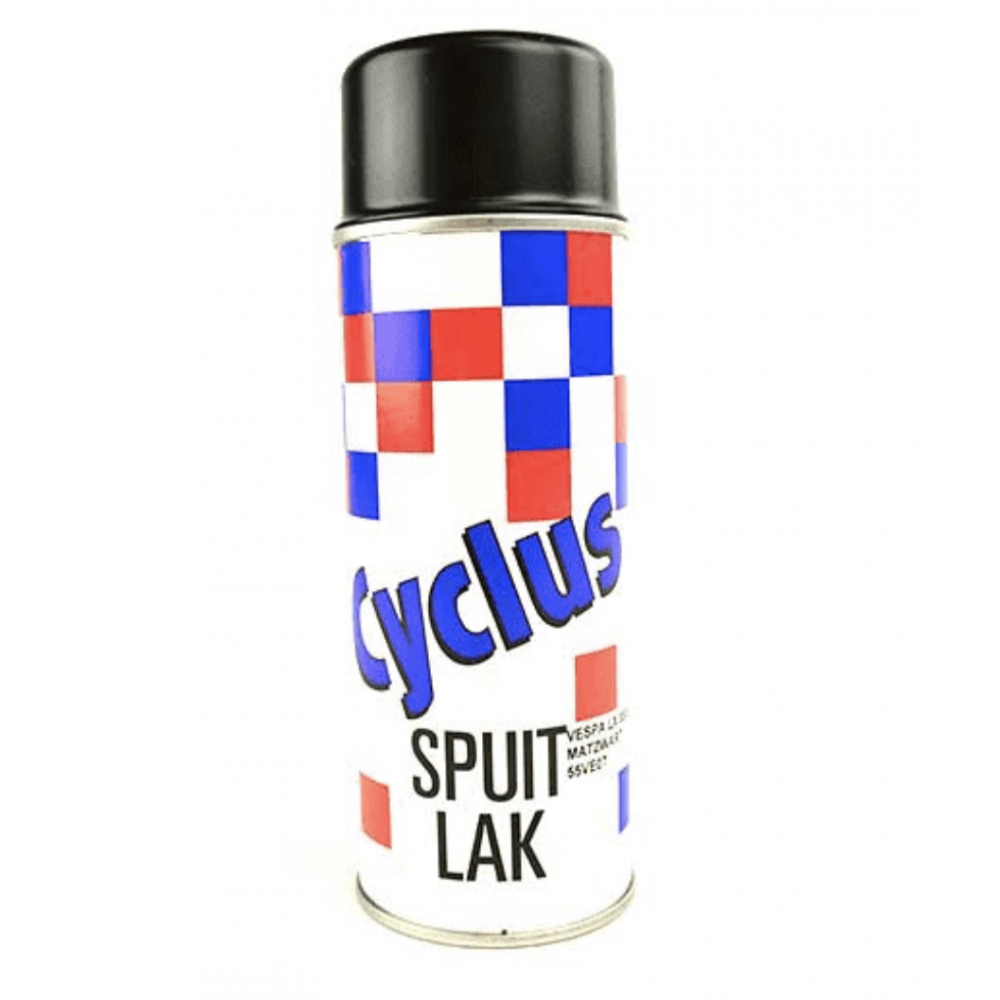 Spuitbus Vespa Scooter Zwart-Mat LX/S 85B 400ml