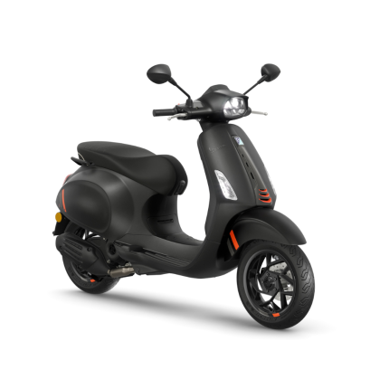 Vespa Sprint 50 S FL E5+ - Mat-Zwart (Nero Convinto)