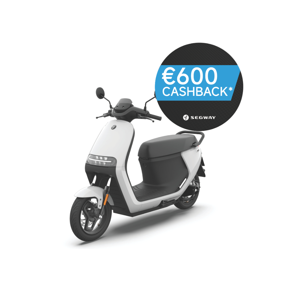 Segway E110S E-scooter 45km Elektrisch Arctic White 2025