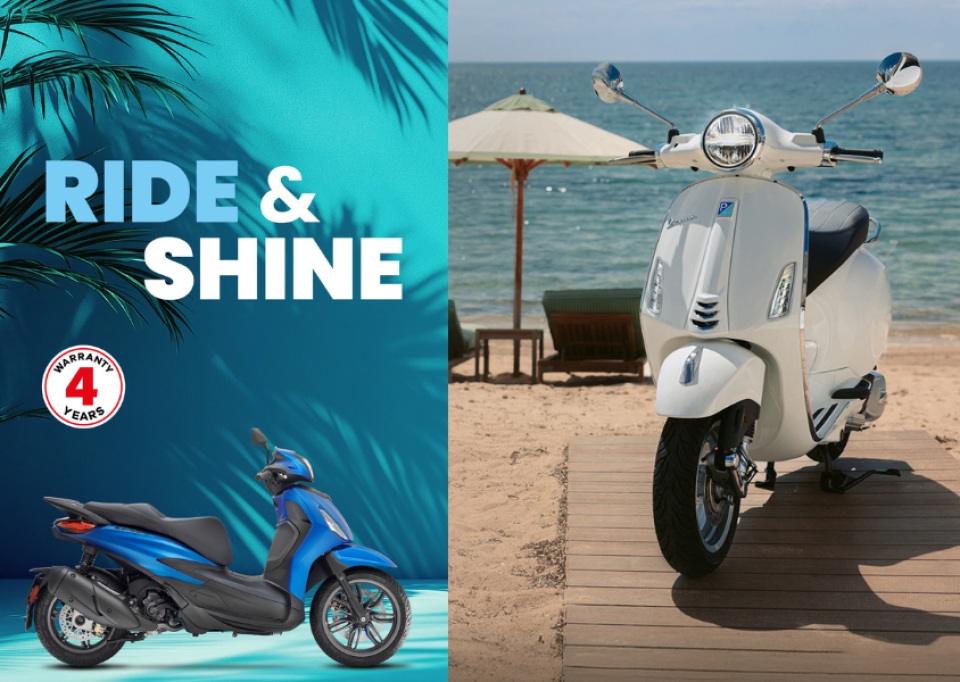Zomeracties Vespa/Piaggio/Aprilia! Tot €1000.- voordeel! Zomeracties Vespa/Piaggio/Aprilia! Tot €1000.- voordeel!