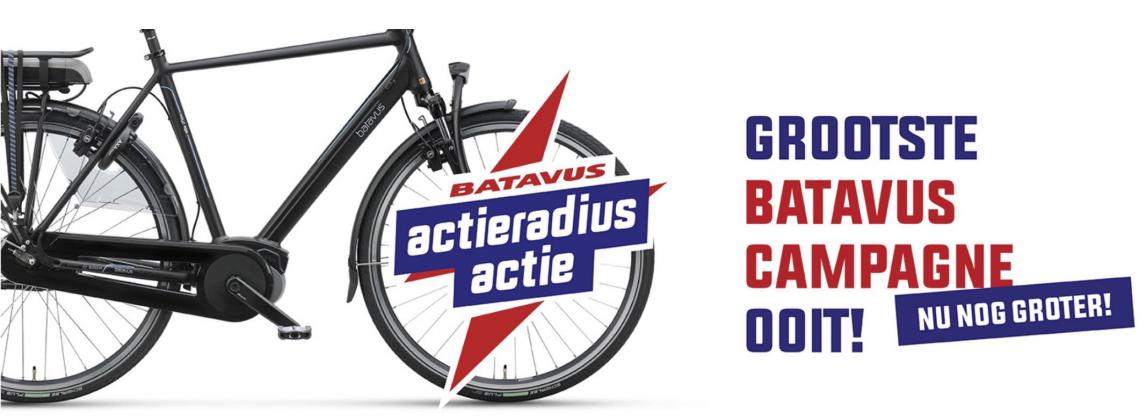 ACTIE! GRATIS ACTIERADIUS BATAVUS E-BIKES